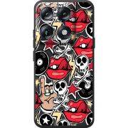 Чорний чохол BoxFace Moto Signature Rock Graffiti