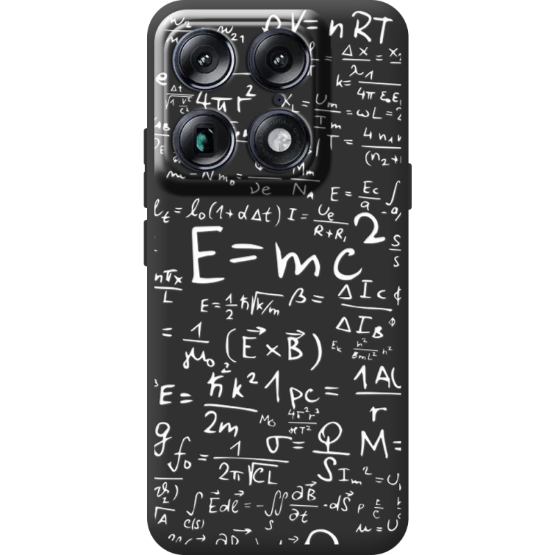 Чорний чохол BoxFace Moto Signature E=mc2