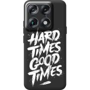Чорний чохол BoxFace Moto Signature Hard Times Good Times