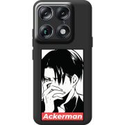 Чорний чохол BoxFace Moto Signature Attack On Titan - Ackerman