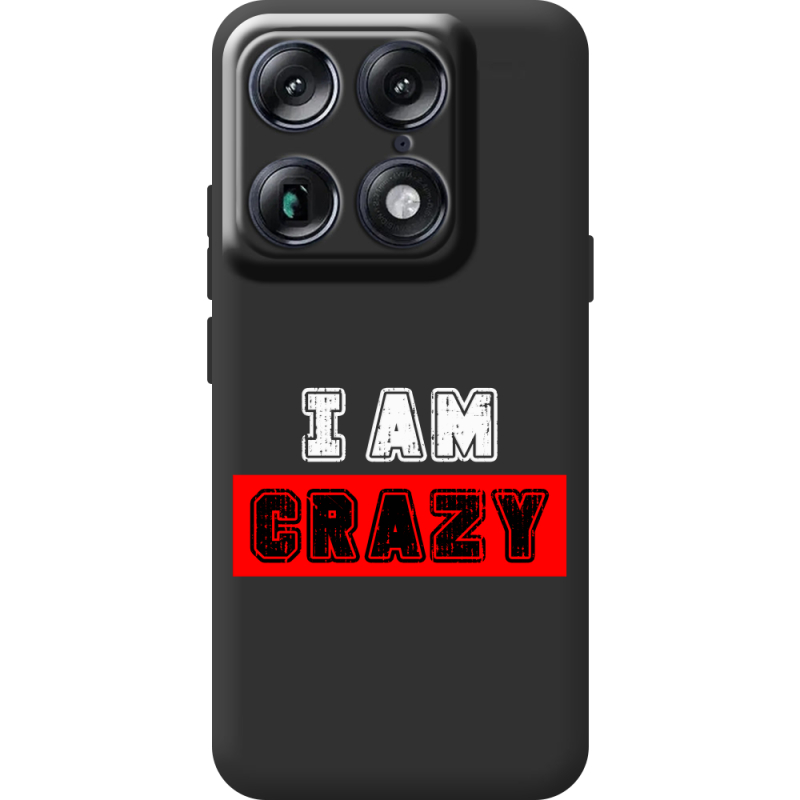 Чорний чохол BoxFace Moto Signature I'm Crazy