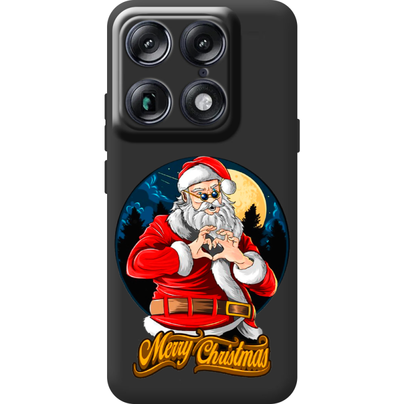 Чорний чохол BoxFace Moto Signature Cool Santa