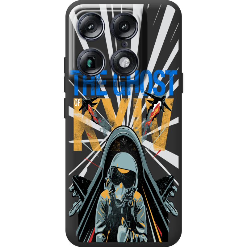 Чорний чохол BoxFace Moto Signature Привид Києва в дії