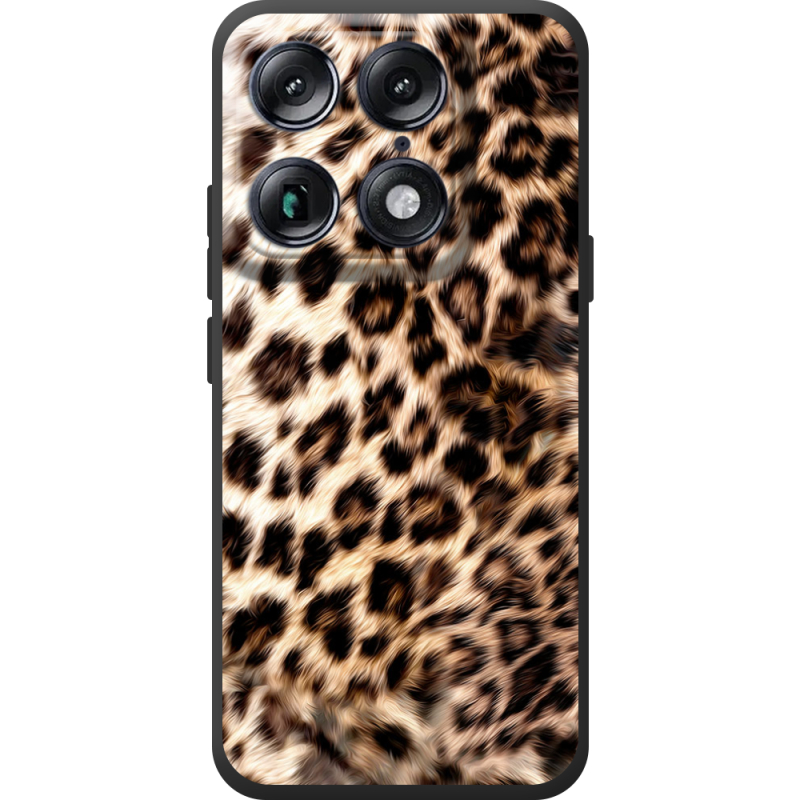 Чорний чохол BoxFace Moto Signature Леопардовий
