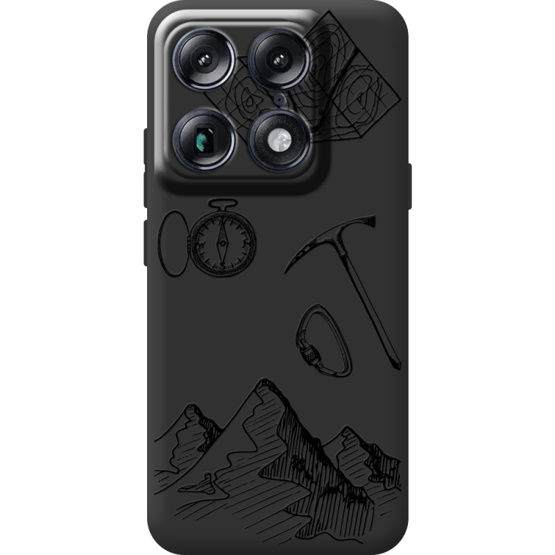 Чорний чохол BoxFace Moto Signature Mountains
