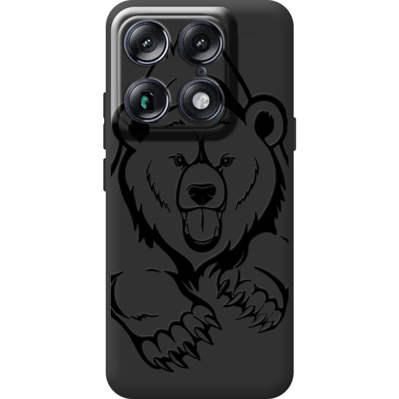 Чорний чохол BoxFace Moto Signature Grizzly Bear