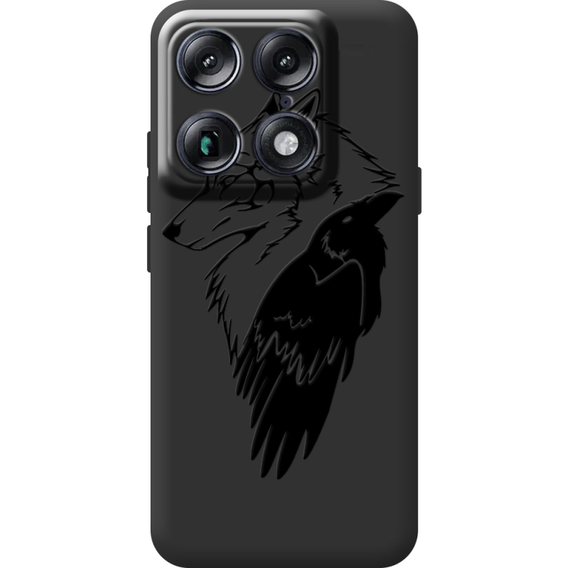Чорний чохол BoxFace Moto Signature Wolf and Raven