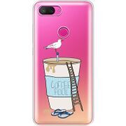 Прозрачный чехол Uprint Xiaomi Mi 8 Lite Segull in Cofee Pool