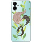 Прозорий чохол BoxFace Samsung Galaxy A07s (A077) Cute Mermaid