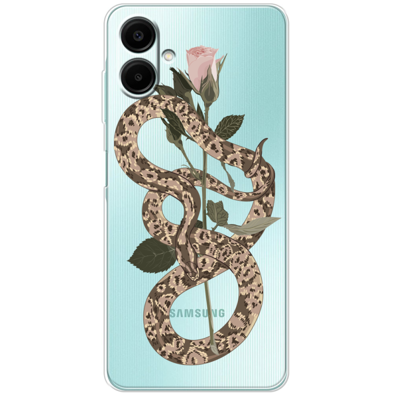 Прозорий чохол BoxFace Samsung Galaxy A07s (A077) Glamor Snake
