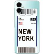 Прозорий чохол BoxFace Samsung Galaxy A07s (A077) Ticket New York