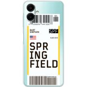 Прозорий чохол BoxFace Samsung Galaxy A07s (A077) Ticket Springfield
