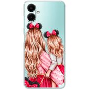 Прозорий чохол BoxFace Samsung Galaxy A07s (A077) Mouse Girls