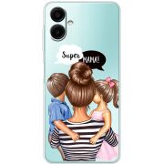 Прозорий чохол BoxFace Samsung Galaxy A07s (A077) Super Mama