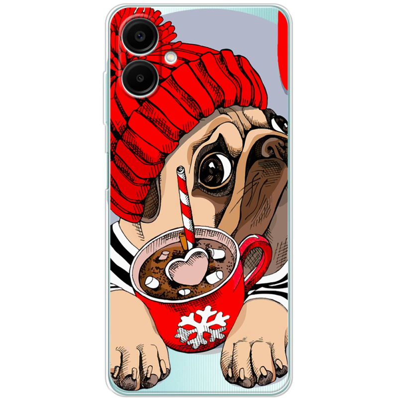 Прозорий чохол BoxFace Samsung Galaxy A07s (A077) Winter Puggy