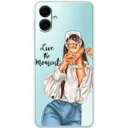 Прозорий чохол BoxFace Samsung Galaxy A07s (A077) Live The Moment