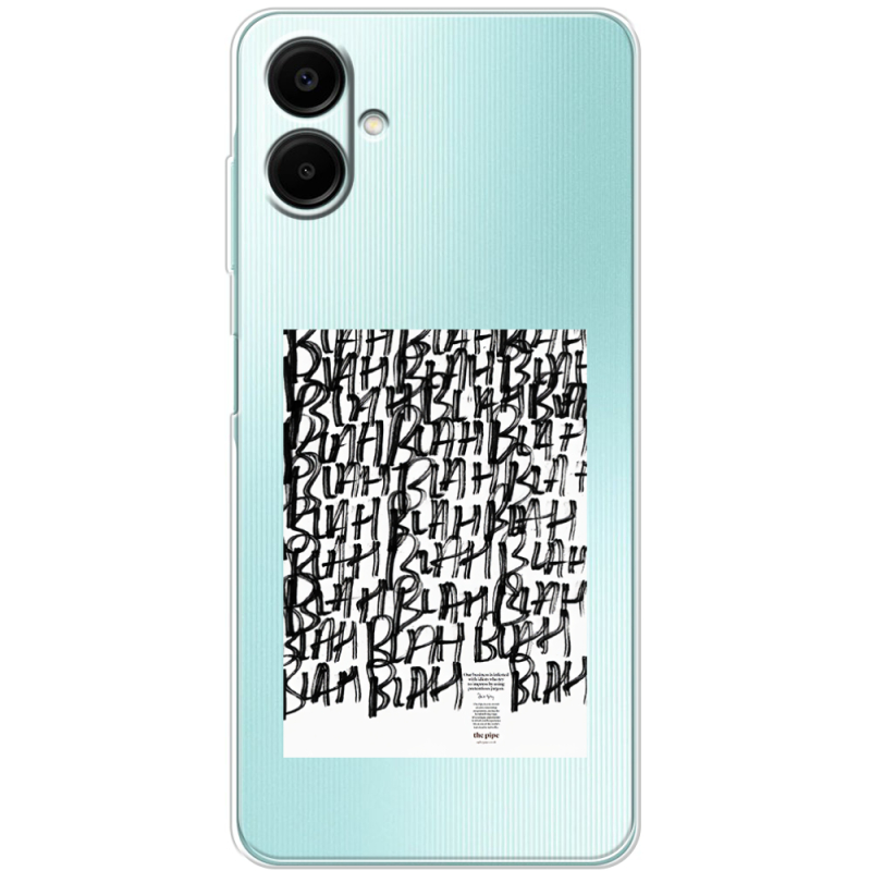 Прозорий чохол BoxFace Samsung Galaxy A07s (A077) Blah Blah