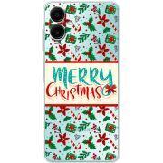 Прозорий чохол BoxFace Samsung Galaxy A07s (A077) Vintage Christmas Pattern