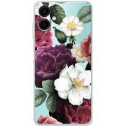 Прозорий чохол BoxFace Samsung Galaxy A07s (A077) Floral Dark Dreams