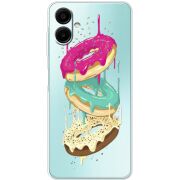 Прозорий чохол BoxFace Samsung Galaxy A07s (A077) Donuts