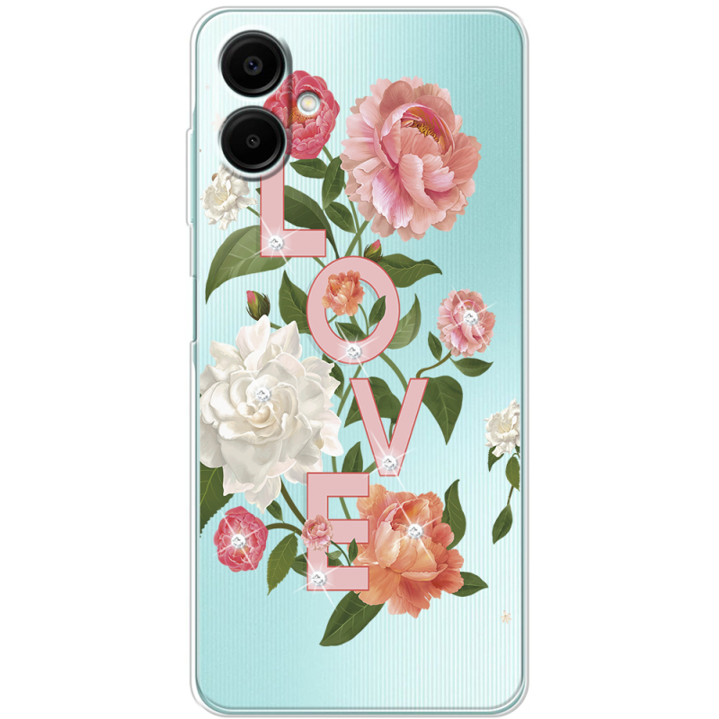 Чохол зі стразами Samsung Galaxy A07s (A077) Love