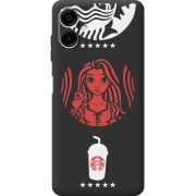 Чорний чохол BoxFace Samsung Galaxy A07s (A077) RedWhite Coffee