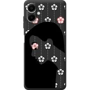 Чорний чохол BoxFace Samsung Galaxy A07s (A077) Flower Hair