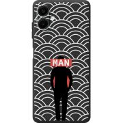 Чорний чохол BoxFace Samsung Galaxy A07s (A077) Man Pattern