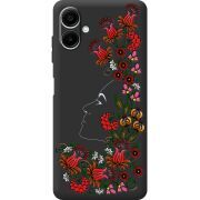 Чорний чохол BoxFace Samsung Galaxy A07s (A077) 3D Ukrainian Muse