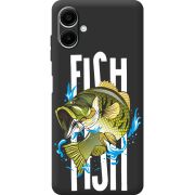 Чорний чохол BoxFace Samsung Galaxy A07s (A077) Fish