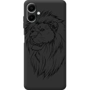 Чорний чохол BoxFace Samsung Galaxy A07s (A077) Lion