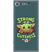 Чехол Uprint Sony Xperia XZ1 G8342 Strong in me Cuteness is