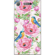 Чехол Uprint Sony Xperia XZ1 G8342 Birds and Flowers