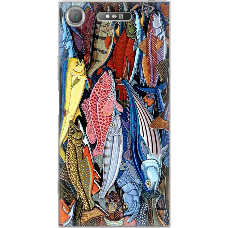 Чехол Uprint Sony Xperia XZ1 G8342 Sea Fish