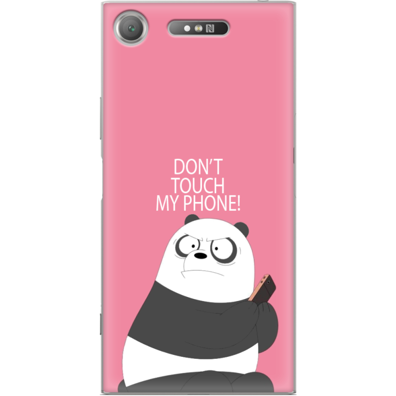 Чехол Uprint Sony Xperia XZ1 G8342 Dont Touch My Phone Panda