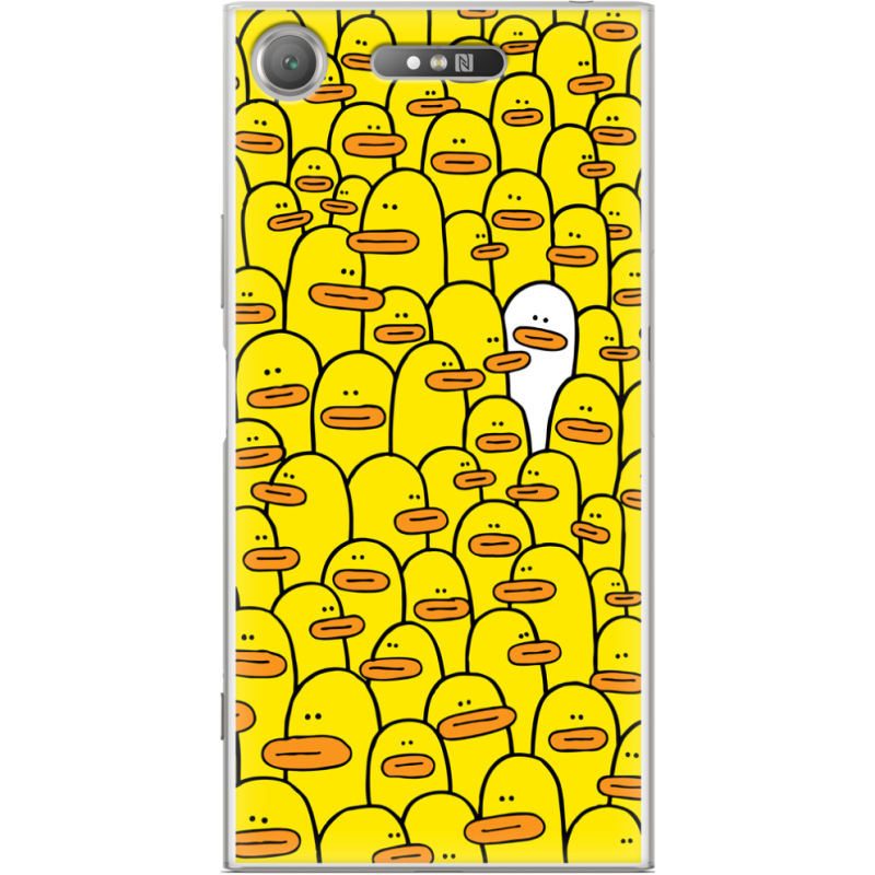 Чехол Uprint Sony Xperia XZ1 G8342 Yellow Ducklings