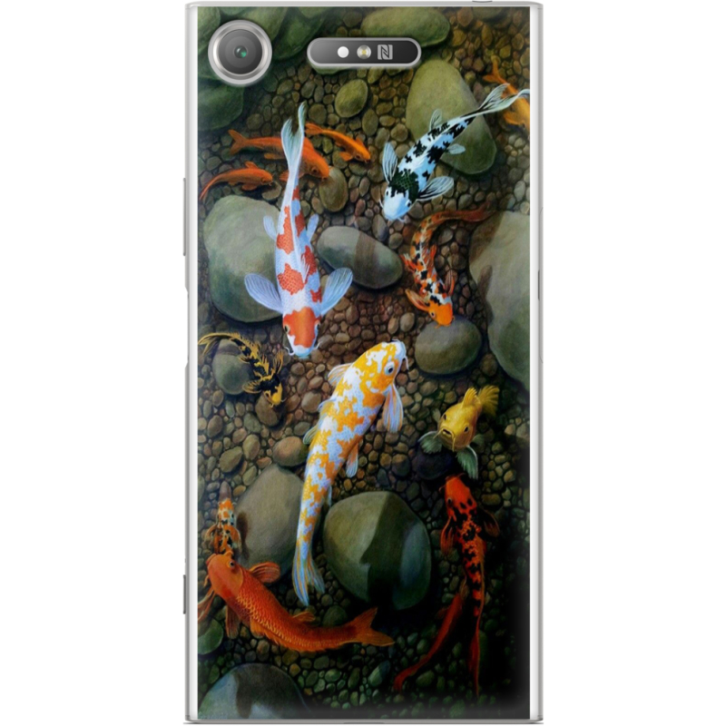 Чехол Uprint Sony Xperia XZ1 G8342 Underwater Koi