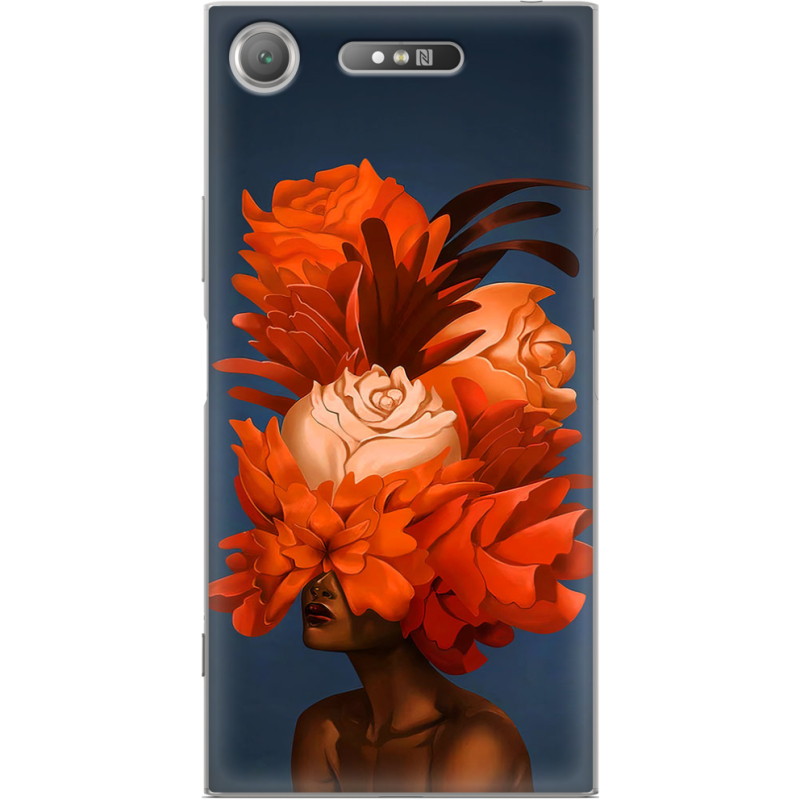 Чехол Uprint Sony Xperia XZ1 G8342 Exquisite Orange Flowers