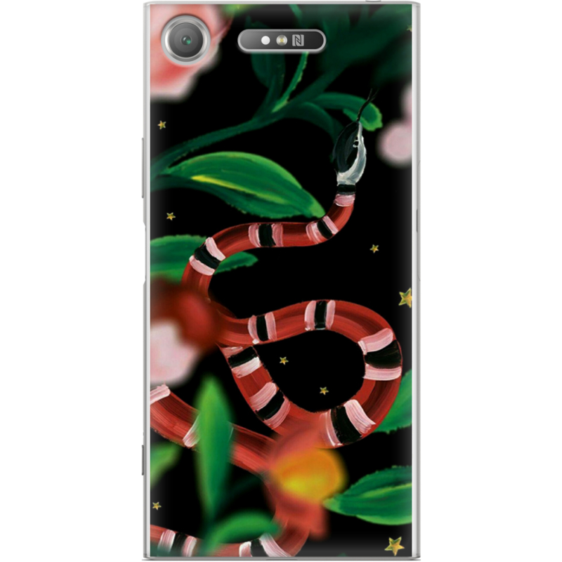 Чехол Uprint Sony Xperia XZ1 G8342 Red Snake