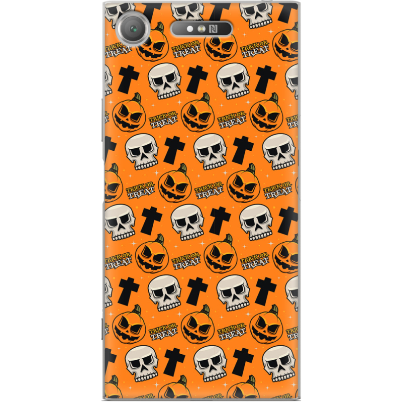 Чехол Uprint Sony Xperia XZ1 G8342 Halloween Trick or Treat