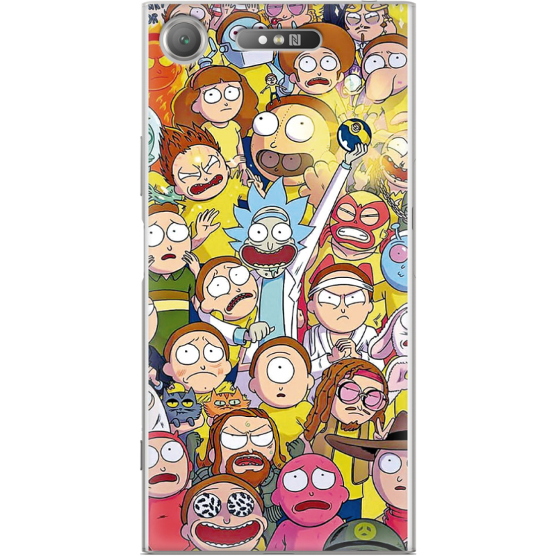 Чехол Uprint Sony Xperia XZ1 G8342 Rick and Morty