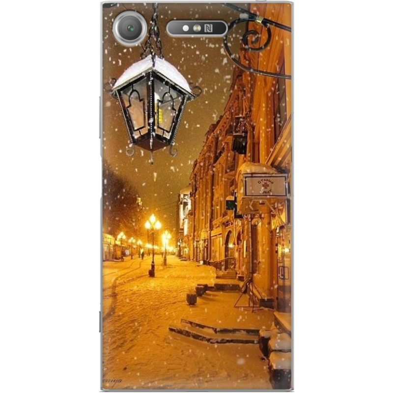 Чехол Uprint Sony Xperia XZ1 G8342 Night Street