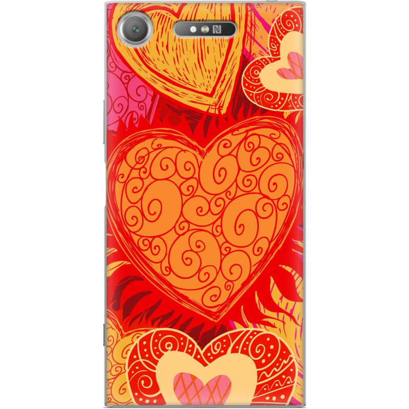 Чехол Uprint Sony Xperia XZ1 G8342 Warm Hearts