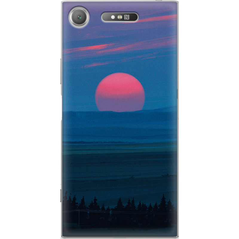 Чехол Uprint Sony Xperia XZ1 G8342 Cold Red Light