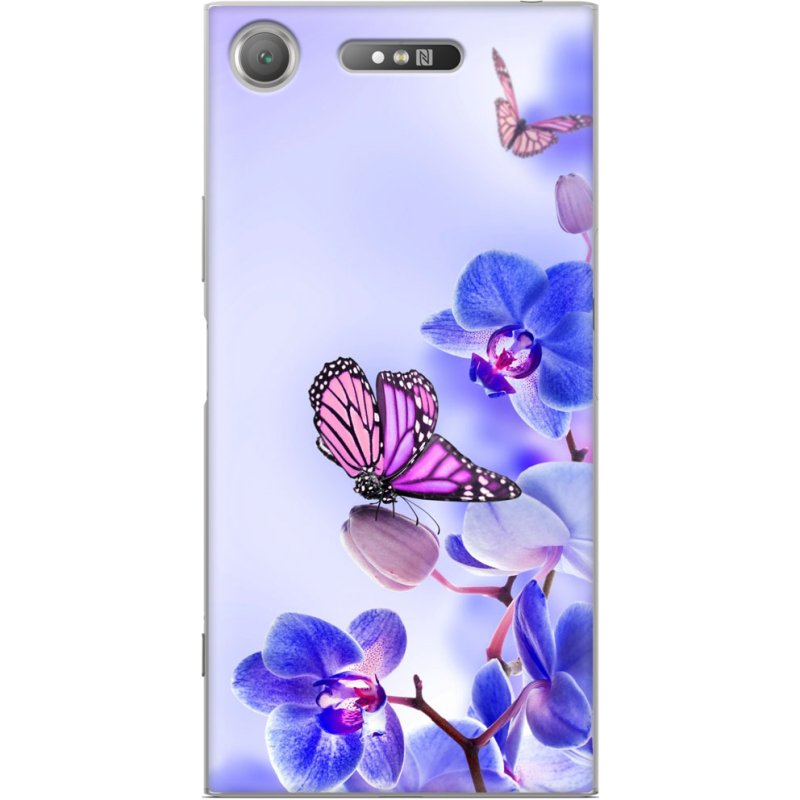 Чехол Uprint Sony Xperia XZ1 G8342 Orchids and Butterflies