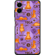 Чохол BoxFace Samsung Galaxy A08 (A085) Yoga Cat