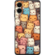 Чохол BoxFace Samsung Galaxy A08 (A085) Котики муркотики