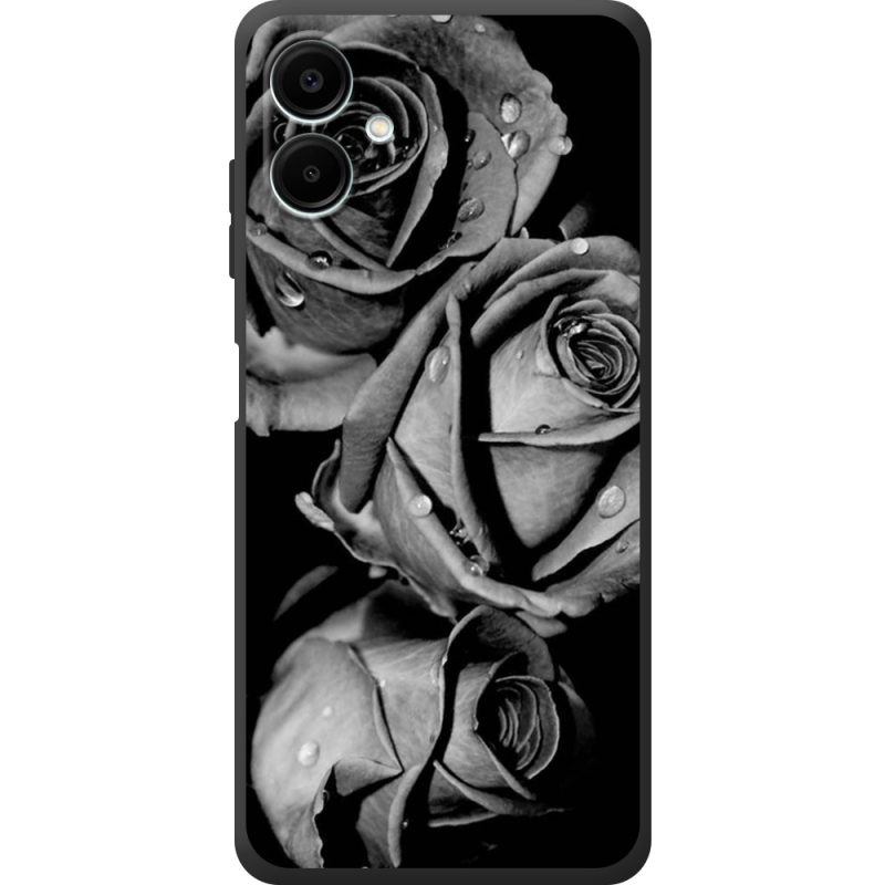 Чохол BoxFace Samsung Galaxy A08 (A085) Black and White Roses