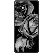 Чохол BoxFace Samsung Galaxy A08 (A085) Black and White Roses