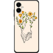 Чохол BoxFace Samsung Galaxy A08 (A085) Flower Hands